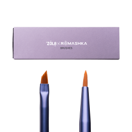 Zola x Romashka Набір пензликів для брів та вій Zola x Romashka Набір пензликів для брів та вій