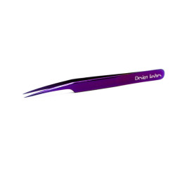 Design Lashes Пінцет для вій прямий, фіолетовий