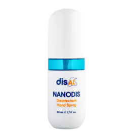 disAl Nanodis mini, дезінфікуючий спрей для рук