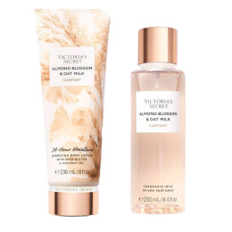 Victoria’s Secret, Набір, спрей та лосьйон для тіла "Almond Blossom & Oat Milk"