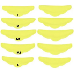 Curlers for laminating and curling eyelashes 5 pairs (S, M, L, M1, M2)