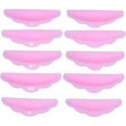 Eyelash laminating roller set 5 pairs (S, M, M1, M2, L)