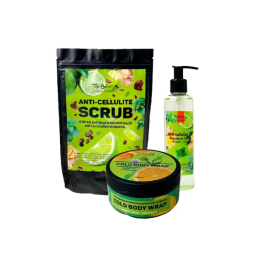 Top Beauty, Ginger Lime Anti-Cellulite Treatment Set - Cold Wrap