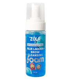 Zola Пінка для брів та вій очищаюча блакитна Viktorina Vika BLUE LAGOON BROW CLEANSING 150 мл